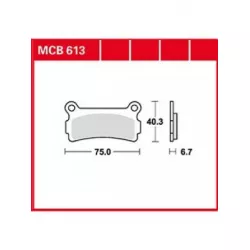 Τακάκια μοτοσυκλέτας TRW MCB613