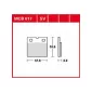 Τακάκια μοτοσυκλέτας TRW MCB617SV thumb