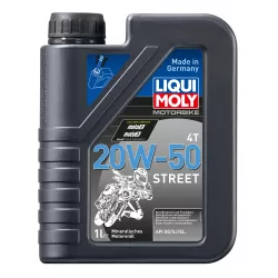 Λάδι μηχανής LIQUI MOLY STREET SAE 20W-50 - 1 λίτρο Λάδι μηχανής LIQUI MOLY STREET SAE 20W-50 - 1 λίτρο
