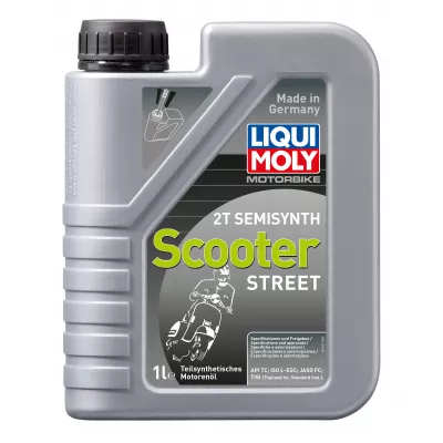 Λάδι μηχανής LIQUI MOLY SCOOTER 2T SEMISYNTH - 1 λίτρο