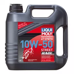 Λάδι μηχανής LIQUI MOLY SAE 10W-50 STREET RACE - 4 λίτρα Λάδι μηχανής LIQUI MOLY SAE 10W-50 STREET RACE - 4 λίτρα
