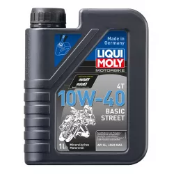 Λάδι LIQUI MOLY 10W-40 Basic Street - 1 λίτρο Λάδι LIQUI MOLY 10W-40 Basic Street - 1 λίτρο