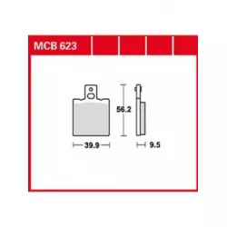 Τακάκια μοτοσυκλέτας TRW MCB623