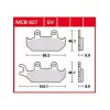 Τακάκια μοτοσυκλέτας TRW MCB627