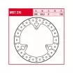 Πίσω δισκόπλακα μοτοσυκλέτας TRW-LUCAS MST276 thumb