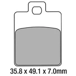 Τακάκια μοτοσυκλέτας FERODO FDB2057AG Τακάκια μοτοσυκλέτας FERODO FDB2057AG