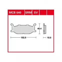 Τακάκια μοτοσυκλέτας TRW MCB640