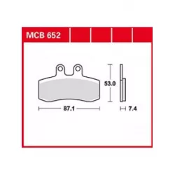 Τακάκια μοτοσυκλέτας TRW MCB652