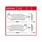 Τακάκια μοτοσυκλέτας TRW MCB658SV thumb