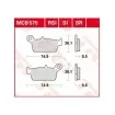 Τακάκια μοτοσυκλέτας TRW MCB575RSI thumb