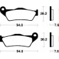 Τακάκια μοτοσυκλέτας OEM BREMBO 07BB0435 thumb