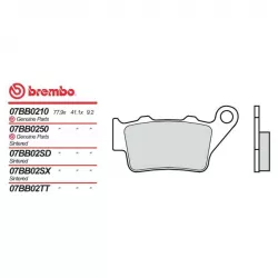 Τακάκια μοτοσυκλέτας BREMBO 07BB02SD