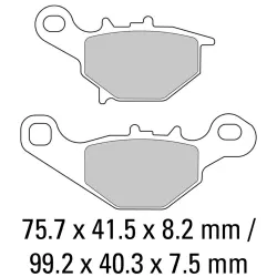 Τακάκια μοτοσυκλέτας FERODO FDB2133SG Τακάκια μοτοσυκλέτας FERODO FDB2133SG