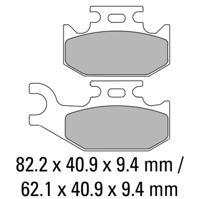 Τακάκια μοτοσυκλέτας FERODO FDB2149SG Τακάκια μοτοσυκλέτας FERODO FDB2149SG