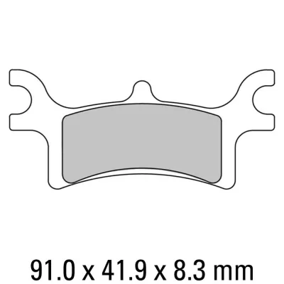 Τακάκια μοτοσυκλέτας FERODO FDB2176SG Τακάκια μοτοσυκλέτας FERODO FDB2176SG