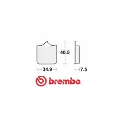 Τακάκια μοτοσυκλέτας OEM BREMBO 07BB0590