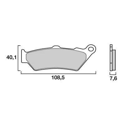 Τακάκια μοτοσυκλέτας BREMBO 07BB03SP