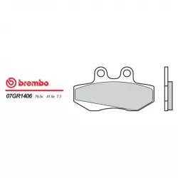 Τακάκια μοτοσυκλέτας OEM BREMBO 07GR1406
