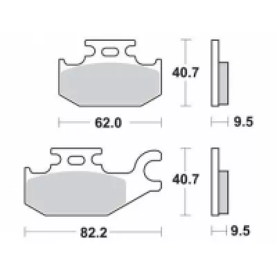 Τακάκια μοτοσυκλέτας BREMBO 07GR49SD