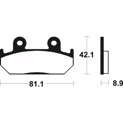 Τακάκια μοτοσυκλέτας BREMBO 07HO21SA