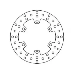 Πίσω δισκόπλακα μοτοσυκλέτας TRW-LUCAS MST351
