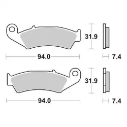 Τακάκια μοτοσυκλέτας OEM BREMBO 07HO2506 Τακάκια μοτοσυκλέτας OEM BREMBO 07HO2506