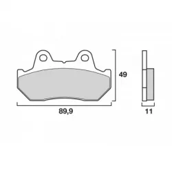Τακάκια μοτοσυκλέτας BREMBO 07HO10SP