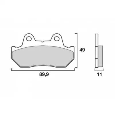 Τακάκια μοτοσυκλέτας BREMBO 07HO10SP Τακάκια μοτοσυκλέτας BREMBO 07HO10SP