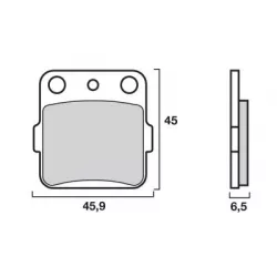 Τακάκια μοτοσυκλέτας BREMBO 07HO22SD Τακάκια μοτοσυκλέτας BREMBO 07HO22SD