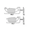 Τακάκια μοτοσυκλέτας OEM BREMBO 07HO4905 thumb
