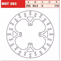 Δισκόπλακα εμπρός TRW-LUCAS MST393