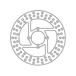 Πίσω δισκόπλακα μοτοσυκλέτας TRW-LUCAS MST406
