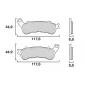 Τακάκια μοτοσυκλέτας BREMBO 07HO57SP thumb