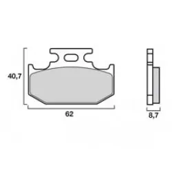 Τακάκια μοτοσυκλέτας BREMBO 07KA12SD Τακάκια μοτοσυκλέτας BREMBO 07KA12SD