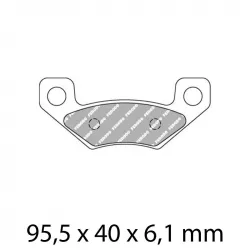 Τακάκια μοτοσυκλέτας FERODO FDB2272SG Τακάκια μοτοσυκλέτας FERODO FDB2272SG