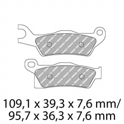 Τακάκια μοτοσυκλέτας FERODO FDB2273SG