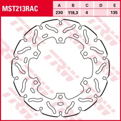 Πίσω δισκόπλακα μοτοσυκλέτας TRW-LUCAS MST213RAC Πίσω δισκόπλακα μοτοσυκλέτας TRW-LUCAS MST213RAC
