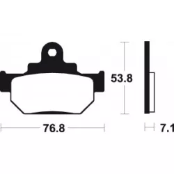 Τακάκια μοτοσυκλέτας OEM BREMBO 07SU0904