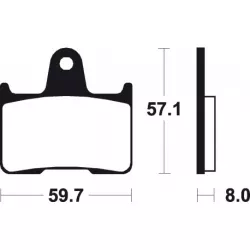 Τακάκια μοτοσυκλέτας BREMBO 07KA21SP