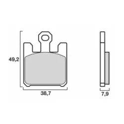 Τακάκια μοτοσυκλέτας BREMBO 07SU26SA Τακάκια μοτοσυκλέτας BREMBO 07SU26SA