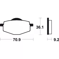 Тακάκια μοτοσυκλέτας BREMBO 07YA1407