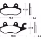 Τακάκια μοτοσυκλέτας BREMBO 07YA22SA thumb