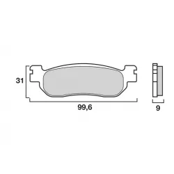 Τακάκια μοτοσυκλέτας BREMBO 07YA3707 Τακάκια μοτοσυκλέτας BREMBO 07YA3707