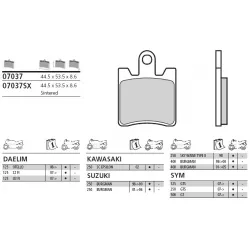 Τακάκια σκούτερ BREMBO 07037XS Τακάκια σκούτερ BREMBO 07037XS