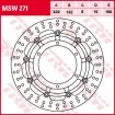 Δισκόπλακα εμπρός TRW-LUCAS MSW271 thumb