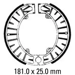 Εμπρός-Πίσω τακάκια μοτοσυκλέτας FERODO FSB815