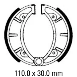 Εμπρός-Πίσω τακάκια μοτοσυκλέτας FERODO FSB820