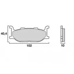 Τακάκια σκούτερ BREMBO 07073XS