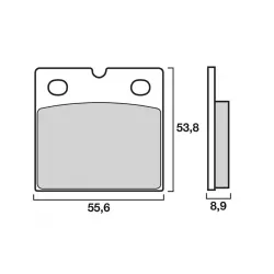 Τακάκια μοτοσυκλέτας BREMBO 07BB14SP Τακάκια μοτοσυκλέτας BREMBO 07BB14SP