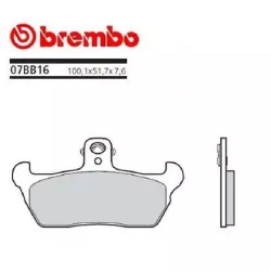 Τακάκια μοτοσυκλέτας OEM BREMBO 07BB1606